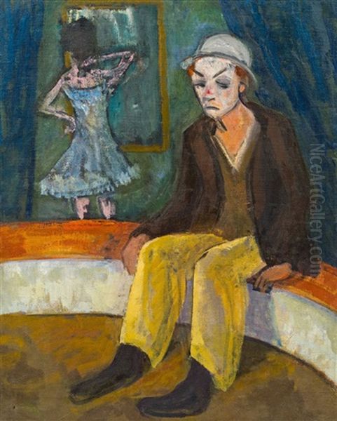 Sitzender Clown - Bajazzo - view 1