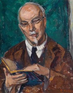 Portrait Friedrich Eckstein by Broncia Koller-Pinell