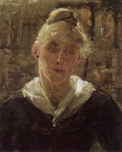 Portrait Einer Frau by Broncia Koller-Pinell