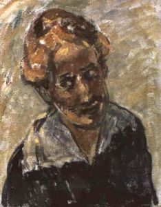 Damenbildnis by Broncia Koller-Pinell