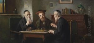 Das Schachspiel by Lajos Koloszvary