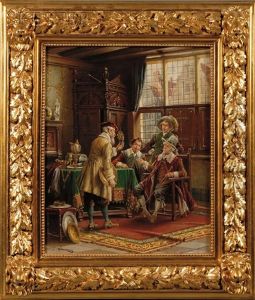 The Antiques Dealer by Lajos Koloszvary
