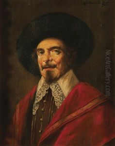A Cavalier (+ A Portrait Of A Gentleman; Pair)