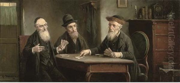 Rabbis Playing Cards - view 1