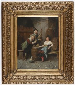 Gesellige Runde by Lajos Kolozsvary