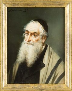Bearded Elder With Prayer-shawl