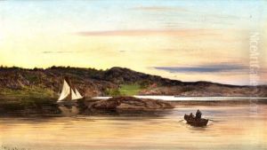 Fiskere I Robat by Frederik Kolstoe