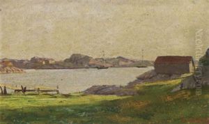 A View Of A Landscape by Frederik Kolstoe