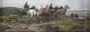 Wyjazd Na Polowanie by Jan Konarski