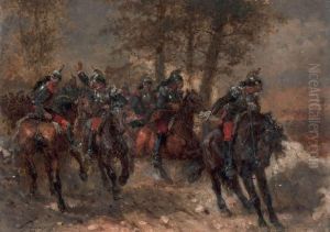 Drappello Di Corazzieri Francesi by Wilfred Constant Beauquesne
