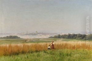 View Of Moscow by Gavril Pavlovich Kondratenko