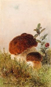 Mushrooms by Gavril Pavlovich Kondratenko