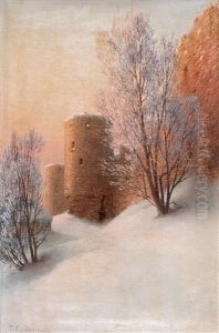 Winter (kaporie Fortress) by Gavril Pavlovich Kondratenko