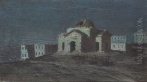 Manskensnatt Over Sevastopol by Gavril Pavlovich Kondratenko