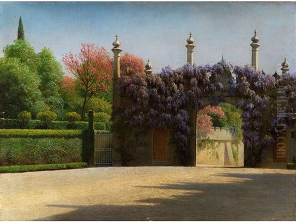 Parklandschaft Mit Baumen - view 1