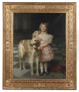 Portrait Of Viktoria Luise Princess Of Prussia, Daughter Of Wilhelm Ii German Emperor (viktoria Luise, Prinzessin Von Preussen, Tochter Von Wilhelm Ii., Deutscher Kaiser) by Sophie Koner