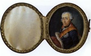 Altersbildnis Friedrich Ii V. Preusen by Anton Friedrich Koenig
