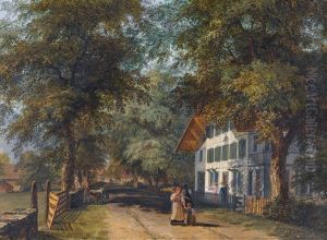 Hohenweg Bei Interlaken by Franz Niklaus Koenig