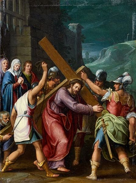 La Montee Au Calvaire - view 1