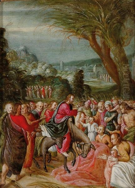 Der Einzug Christi In Jerusalem - view 1