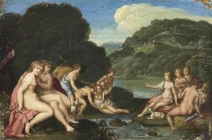 Diana And Callisto by Johann (Hans) Konig