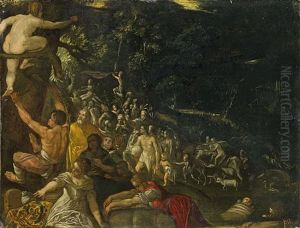 Die Sintflut by Johann (Hans) Konig