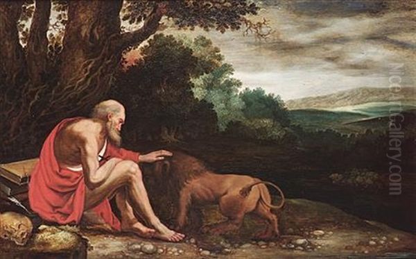 Saint Jerome In The Wilderness - view 1