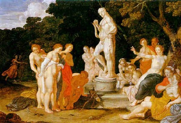 Diana, Die Schwangerschaft Der Nymphe Callisto Entdeckend - view 1