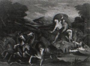 The Rape Of Proserpine by Johann (Hans) Konig