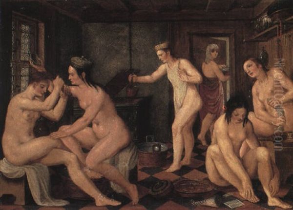Women In A Bath House - view 1
