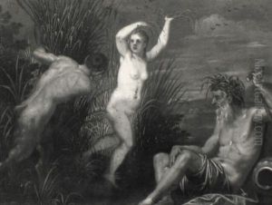 Apollon Et Daphne by Johann (Hans) Konig