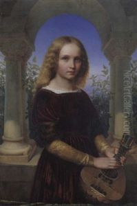 Ein Madchen Mit Mandoline