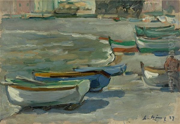 "kleine Boote In Santa Margerita" ("fischerboote") - view 1