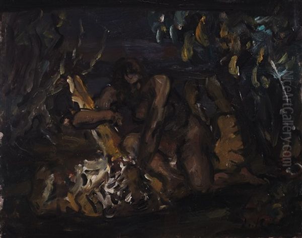 Bacchante With Panther - view 1