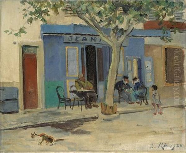 Vor Dem Bistro (sudfrankreich) - view 1