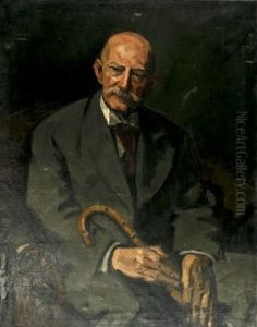 Herrenportrait by Leo von Koenig