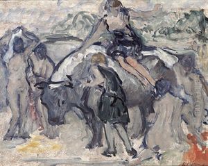Europa Auf Dem Stier by Leo von Koenig