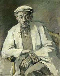 Ernst Barlach (vii) (mit Schirmmutze) by Leo von Koenig