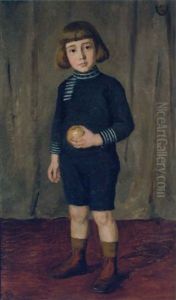 Stehender Knabe (gilg Von Tschudi) by Leo von Koenig