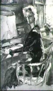 Klavierspielerin by Leo von Koenig