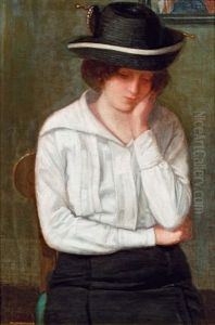 Damenportrat by Friedrich Koenig