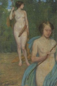 Zwei Amazonen by Friedrich Koenig