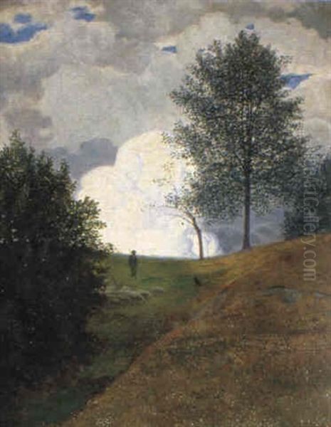 Landscape With A Herd Of Sheep - view 1