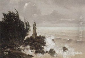 Sturmische Kustenlandschaft An Der Adria by Marie Koenig-Ingenheim
