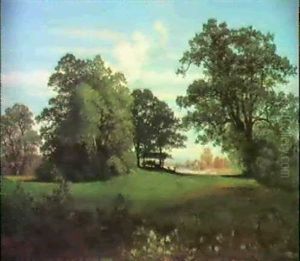 Rotwildfutterung Am Waldesrand by Hermann Reichsfreiherr von Koenigsbrunn