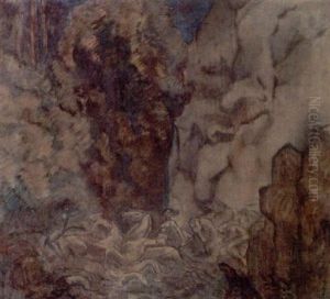 Horse Back Riders In A Mountainous Landscape Horse Back Riders In A Mountainous Landscape