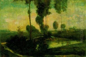 Landschaft Bei Oudshoorn by Willem Van Konijnenburg