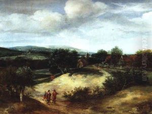 Weite Landschaft Mit Jagern by Jacob Koninck the Elder