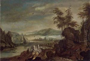 Gebirgige Flusslandschaft