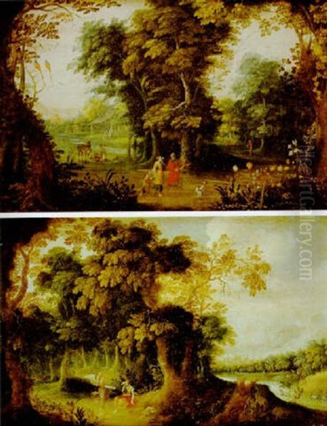 Paisaje Con Escenas Biblicas - view 1